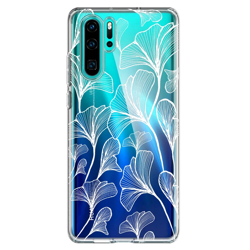 کاور مگافون طرح برگ مدل C51-W مناسب برای گوشی موبایل هوآوی P30 Pro