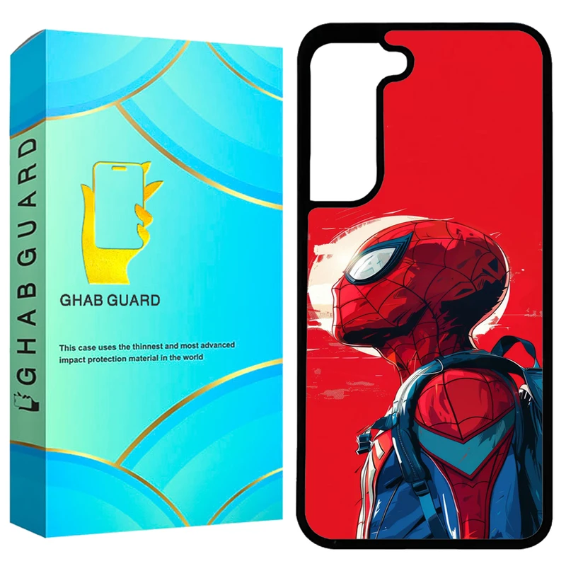 کاور قاب گارد طرح اسپایدر من مدل GCHPA21F مناسب برای گوشی موبایل سامسونگ Galaxy S21 FE 5G
