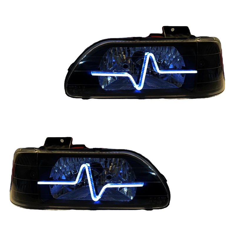 چراغ جلو خودرو گروه پژوهش صنعت مدرن مدل ضربان W مناسب برای پراید بسته دو عددی