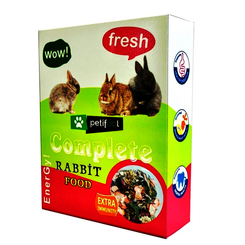 غذای خرگوش پتی فول کد PR750 وزن 750 گرم بسته 5 عددی