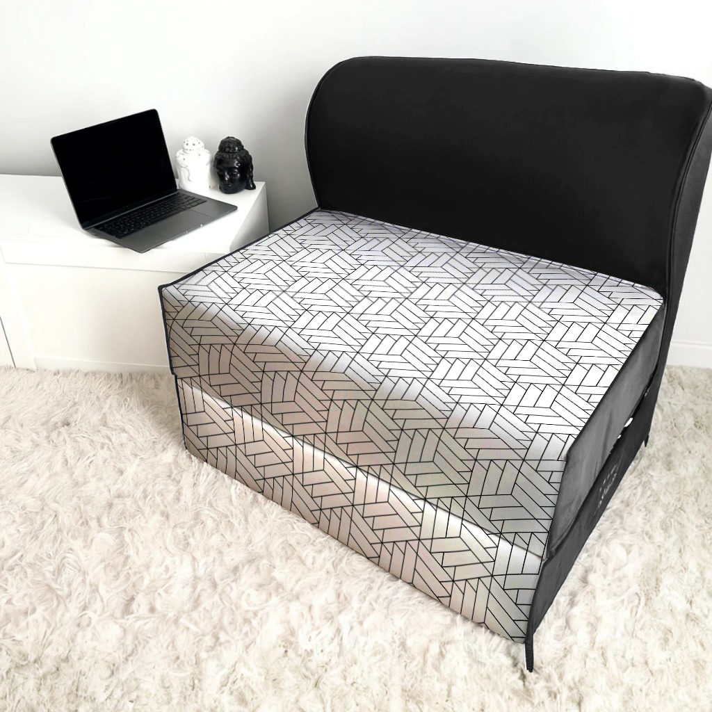 مبل تختخواب شو یک نفره نوپه هوم مدل پترن مینیمال E2274