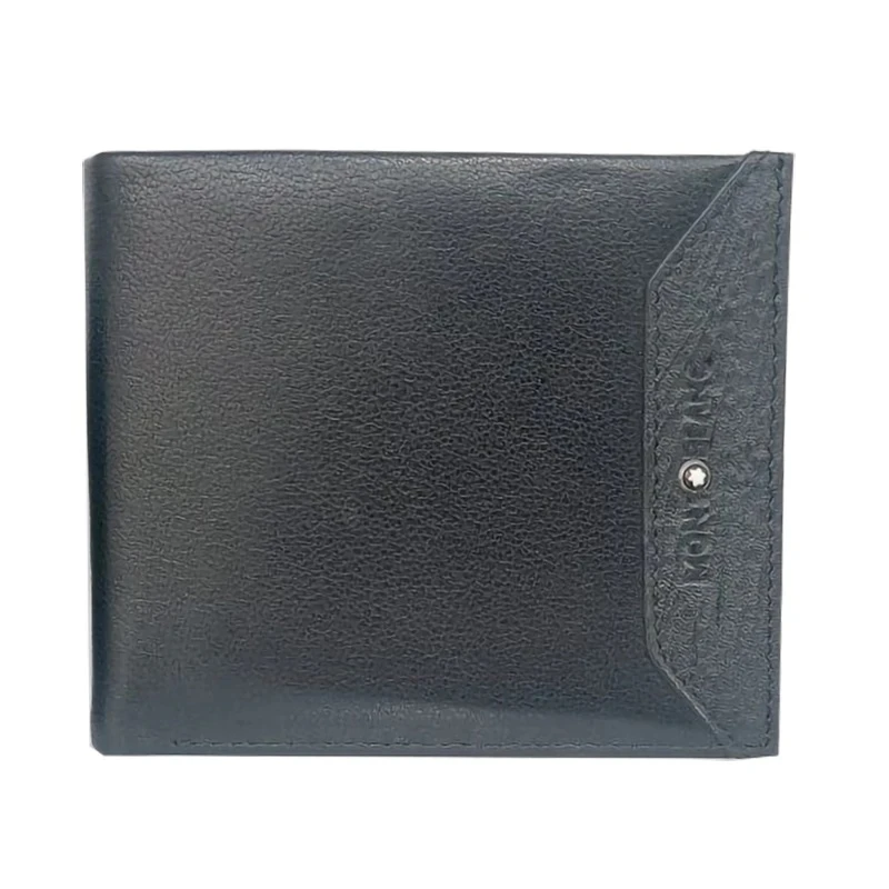 کیف پول مون بلان مدل افقی چرم طبیعی کد 729