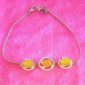 دستبند نقره زنانه مدل p200