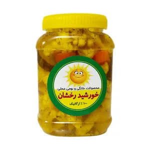 ترشی مخلوط درشت خورشید رخشان - 1200 گرم