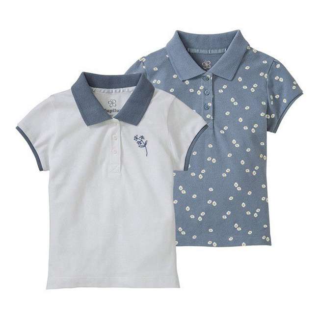پولوشرت آستین کوتاه دخترانه لوپیلو مدل 6371538 مجموعه 2 عددی