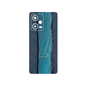 MAHOOT Turquoise feathers Cover Sticker for Xiaomi Redmi Note 12 Pro