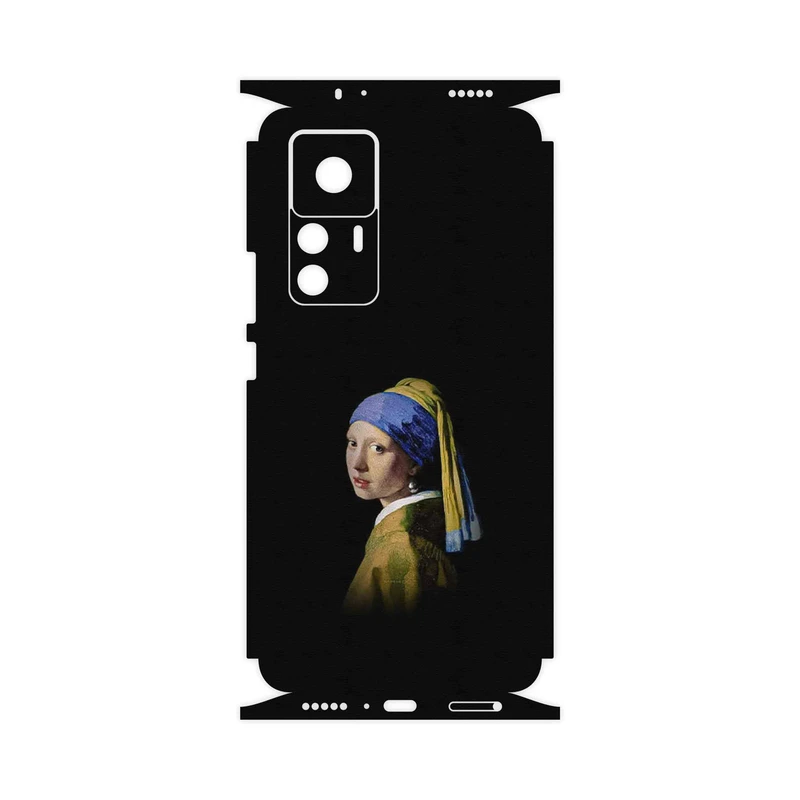 برچسب پوششی ماهوت مدل Girl with a Pearl Earring of Vermeer-FullSkin مناسب برای گوشی موبایل شیائومی 12T