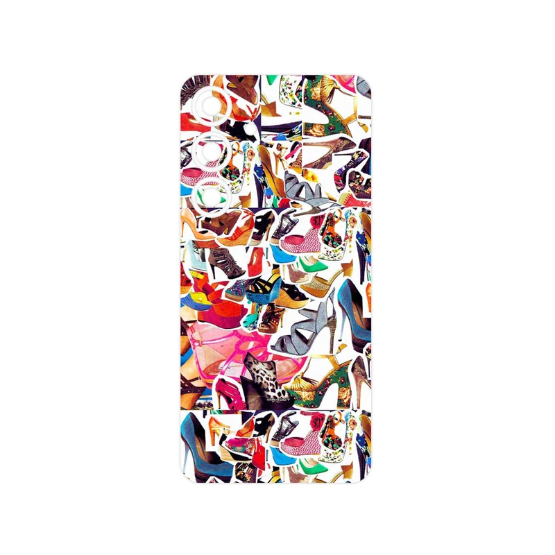 برچسب پوششی ماهوت مدل Collage of High heel Shoes مناسب برای گوشی موبایل سامسونگ Galaxy S24