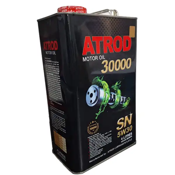روغن موتور آترود مدل  5W30 SN  30000 حجم 4 لیتر