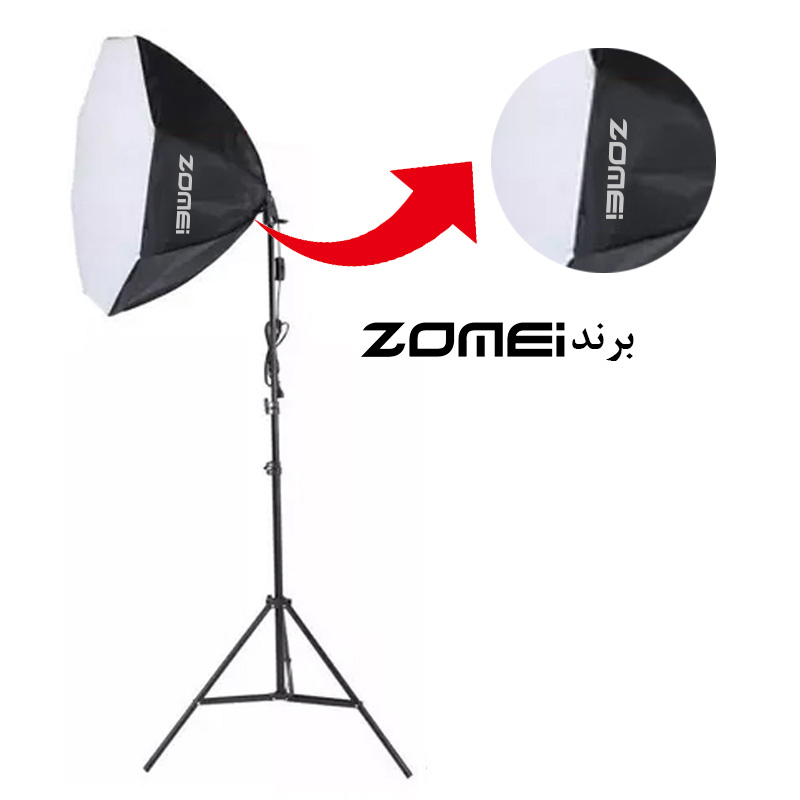 نور ثابت ال ای دی زومی مدل Octagon 80 مجموعه 2 عددی