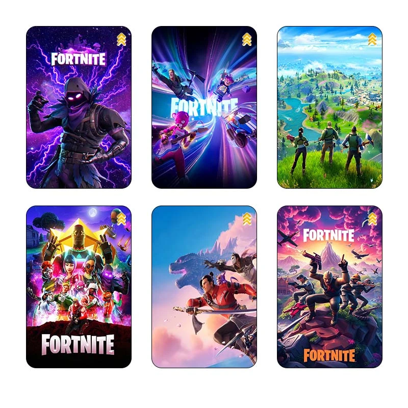 استيکر کارت کارنيکا طرح فورتنایت Fortnite کد 73641 مجموعه 6 عددی