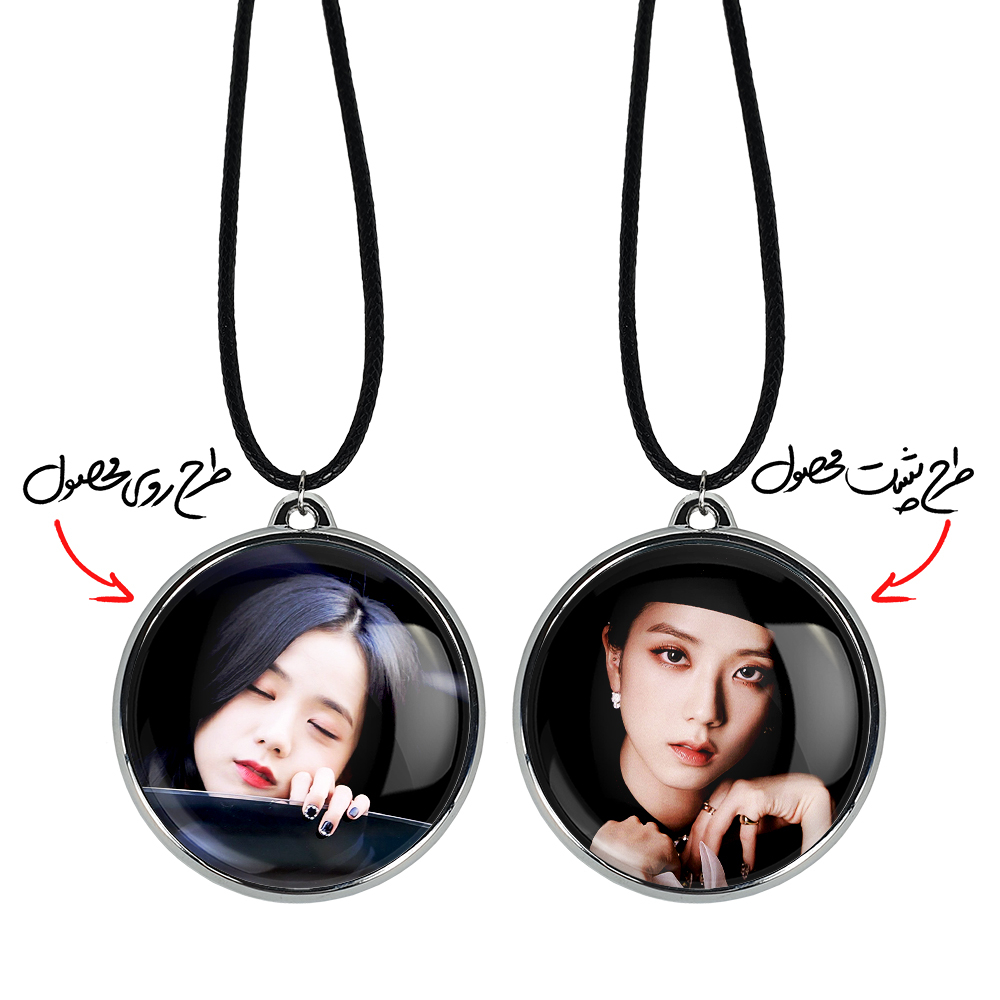 گردنبند خندالو مدل جیسو بلک پینک کد 1421414224