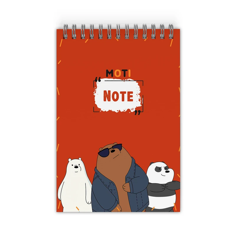 دفترچه یادداشت 50 برگ موتی طرح پاندا