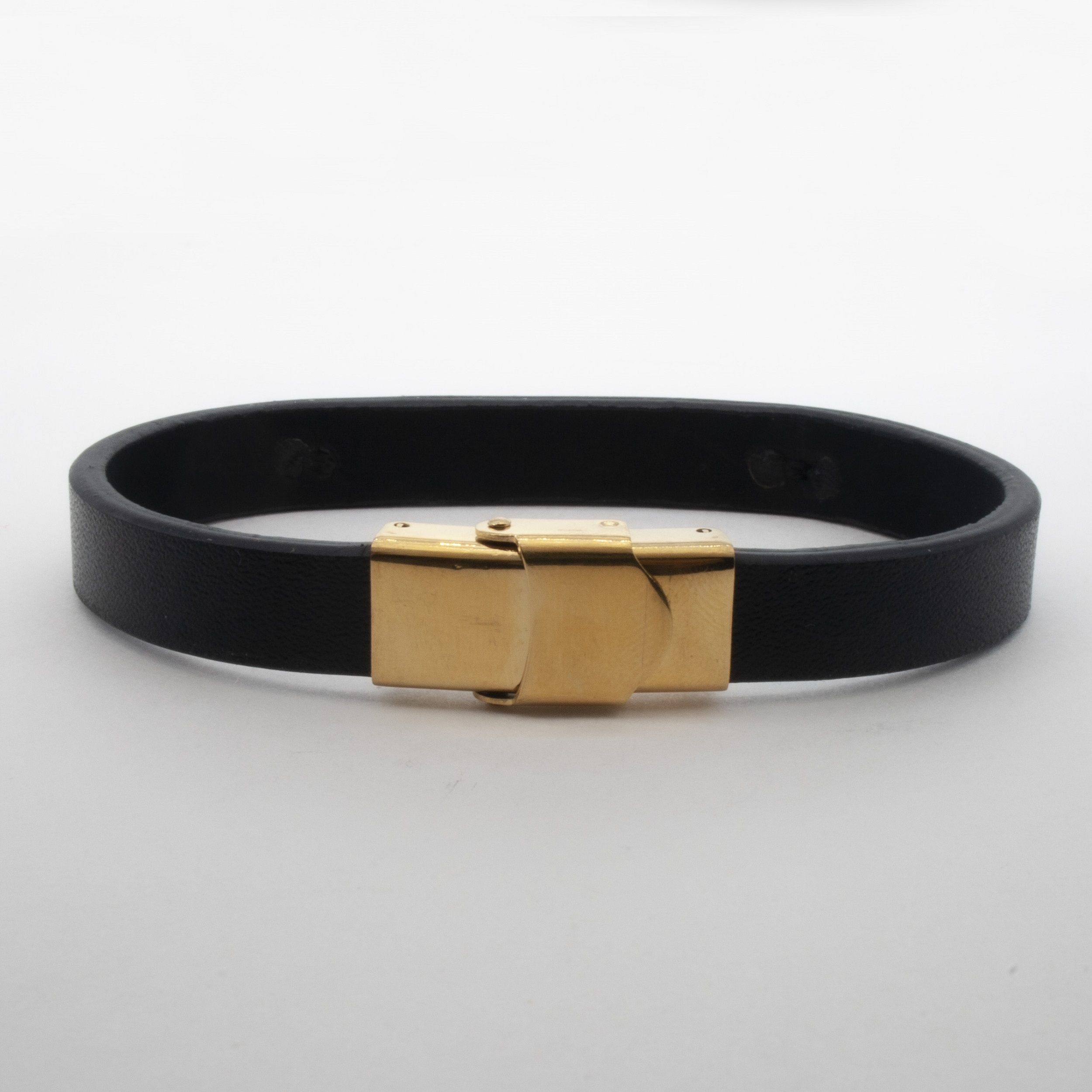 دستبند طلا 18 عیار مردانه سهی طرح سبیل کد SB78