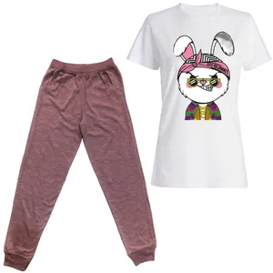 ست تی شرت و شلوار زنانه مدل 504