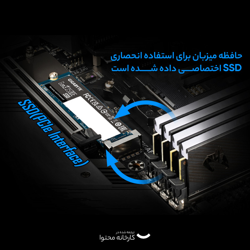 اس اس دی اینترنال گیگابایت مدل Gen3 2500E ظرفیت 500 گیگابایت
