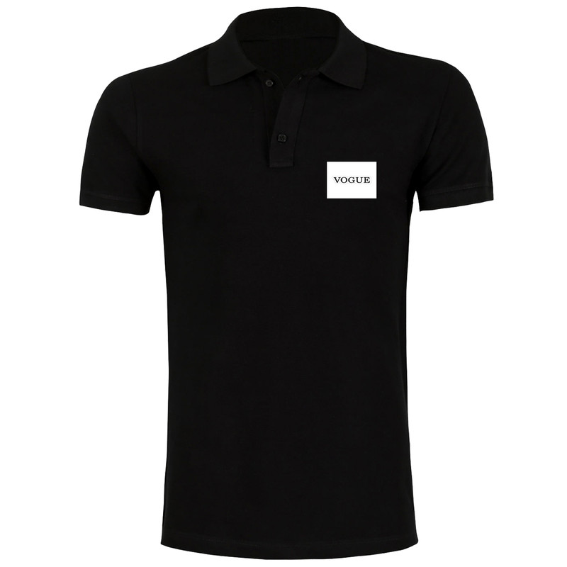 پولوشرت آستین کوتاه مردانه مدل EE161 رنگ مشکی