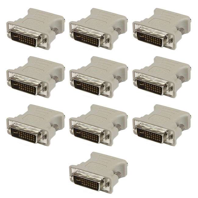 مبدل VGA به DVI کد 011 بسته 10 عددی