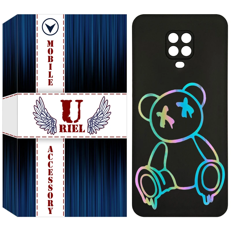 کاور یوریل مدل KSH کد 44 طرح خرس رنگی مناسب برای گوشی موبایل شیائومی Redmi Note 9S / Redmi Note 9 Pro / Redmi Note 9 Pro Max