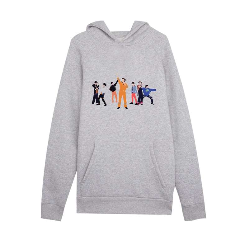 هودی زنانه مدل bts کد 2383