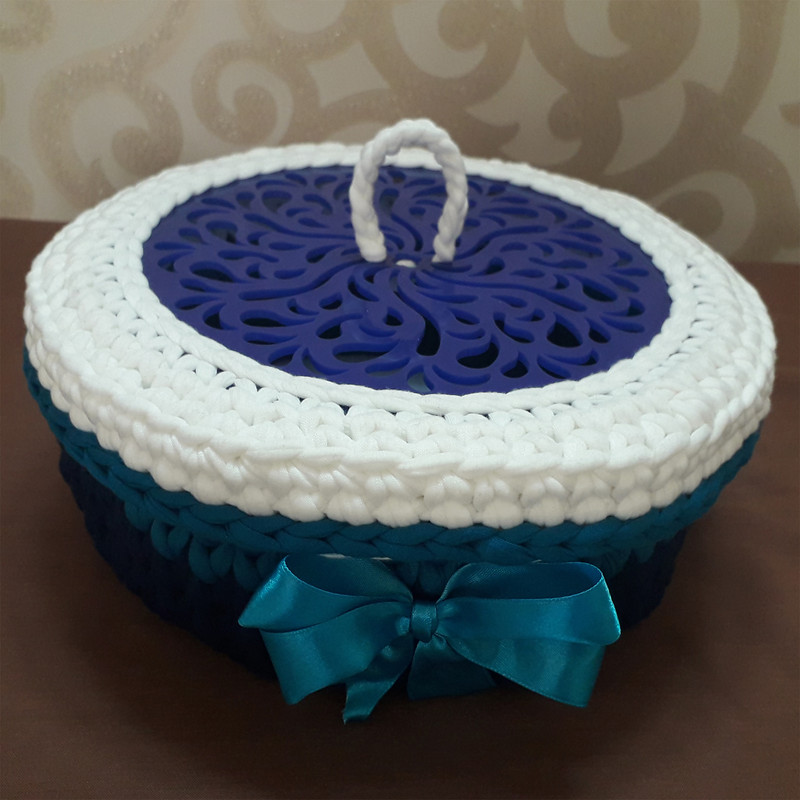 سبد قلاب بافی تریکو مدل tr-3 مجموعه سه عددی