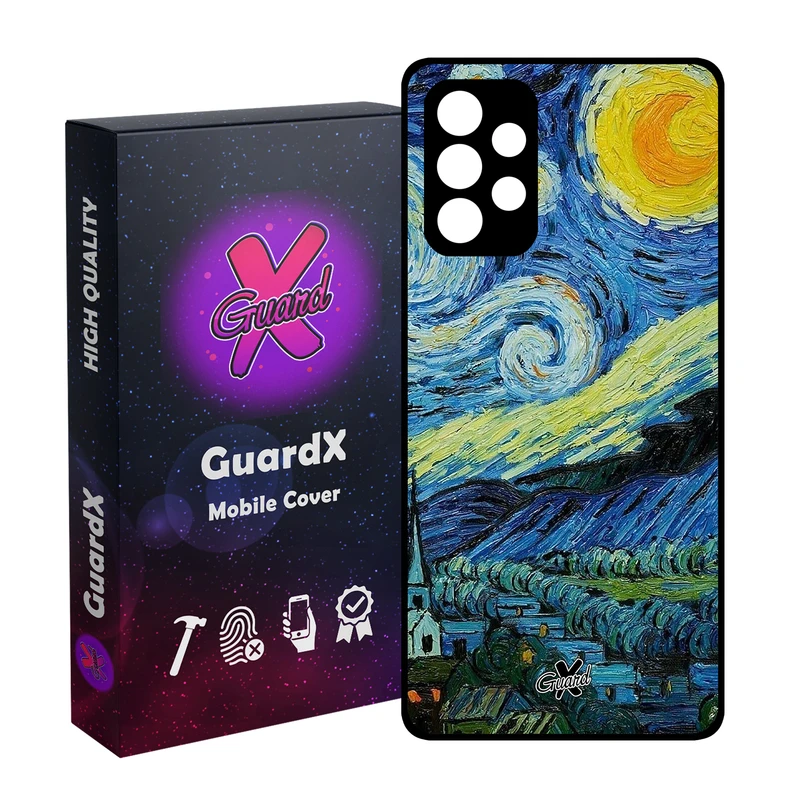 کاور گارد ایکس طرح Art مدل Glass10266 مناسب برای گوشی موبایل سامسونگ Galaxy A72