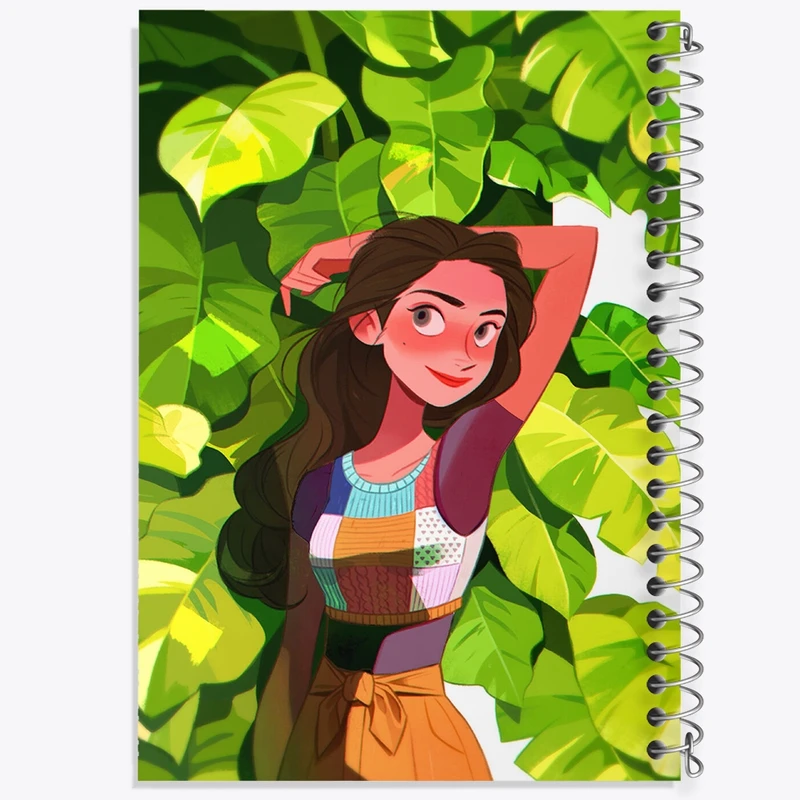 دفتر لیست خرید 50 برگ خندالو طرح دخترانه کد F579