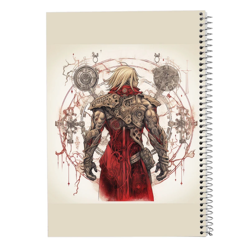 دفتر مشق 50 برگ مدوپد مدل Fullmetal Alchemist کد DF2342