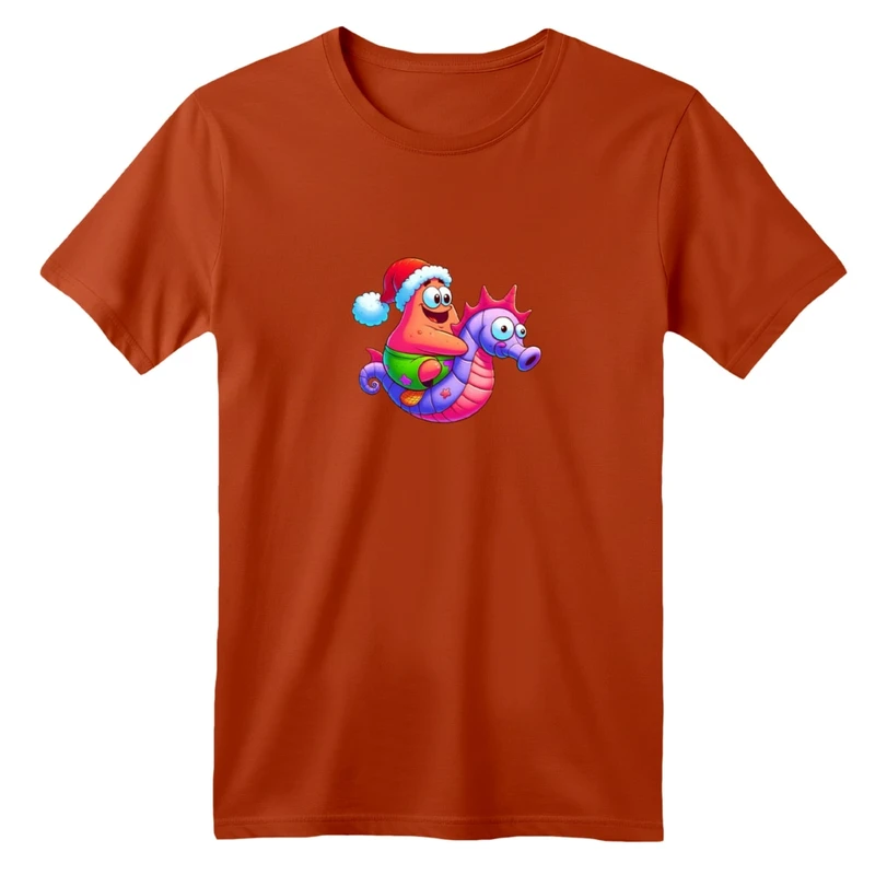 تی شرت آستین کوتاه بچگانه مدل کریسمسی کد 06  