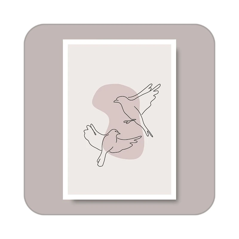 زیر لیوانی کاکتی طرح عاشقانه مدل mp37643