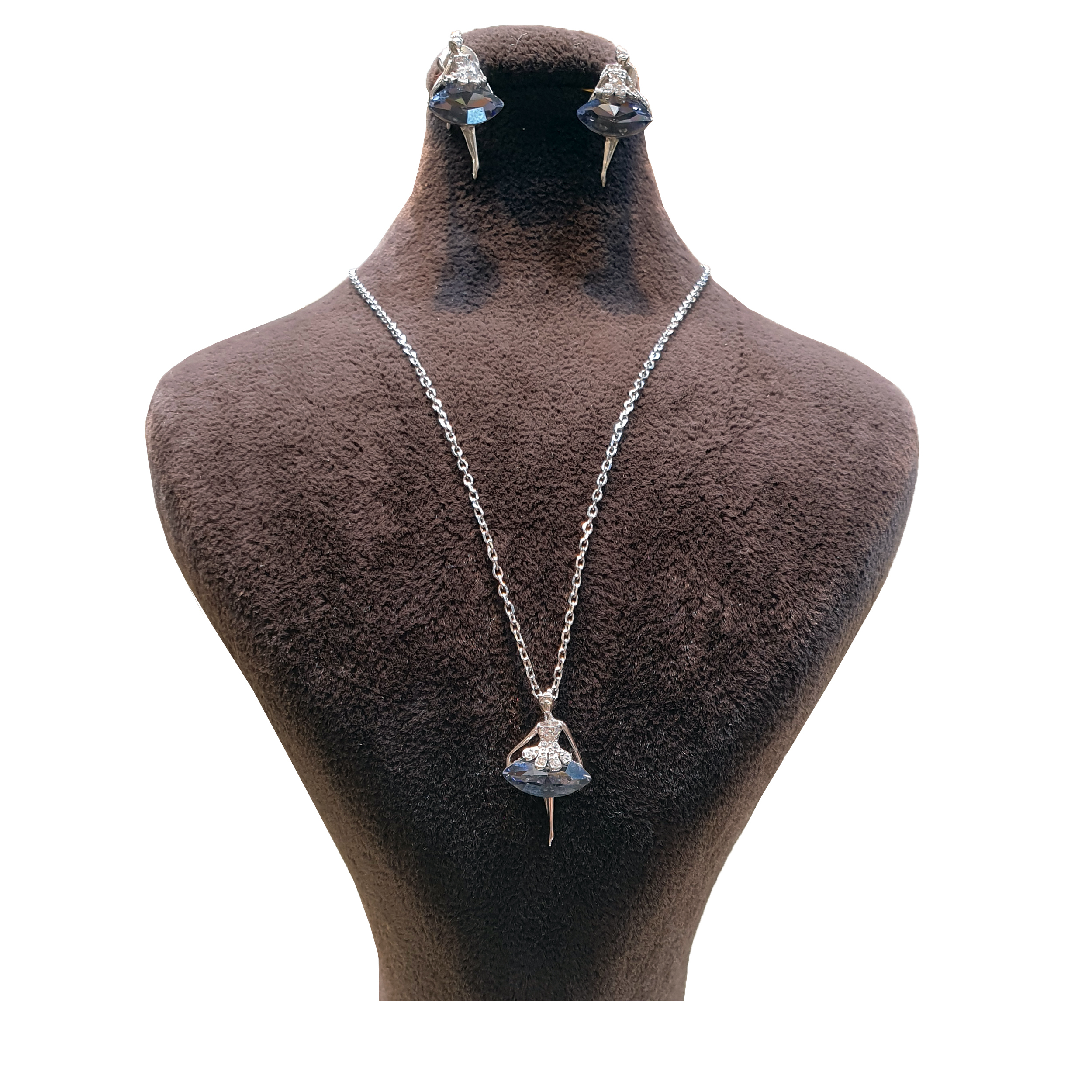 نیم ست نقره زنانه مدل 4421