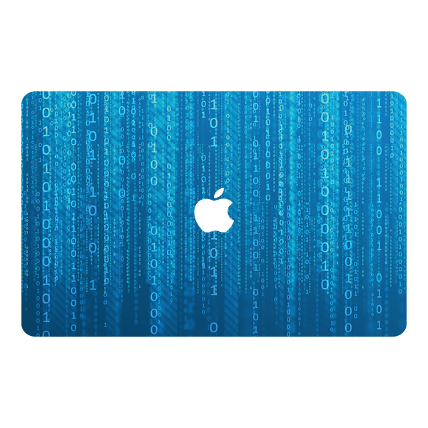 برچسب تزئینی مدل binary کد 82مناسب برای مک بوک پرو 13 اینچ 2009-2012