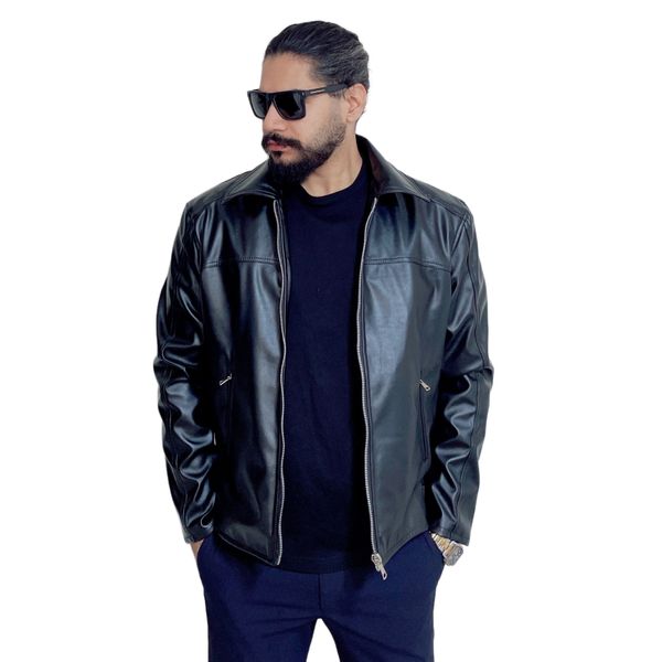 کاپشن مردانه مدل چرم