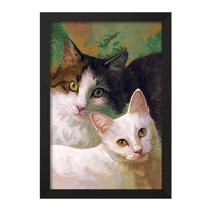 تابلو خندالو مدل گربه ها کد F9329