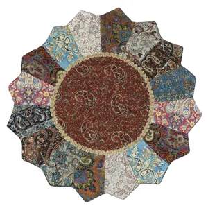 رومیزی تکه دوزی ترمه مدل T002