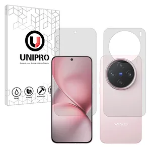 Unipro Explosion Proof model transparent screen protector suitable for Vivo X200 Pro Mini mobile phone along with the back protector