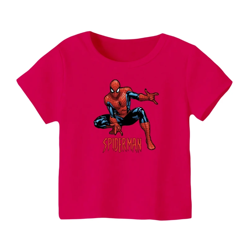 تی شرت آستین کوتاه بچگانه مدل مرد عنکبوتی کد ۱۸