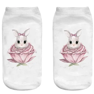 جوراب بچگانه طرح گل خرگوشی کد o27