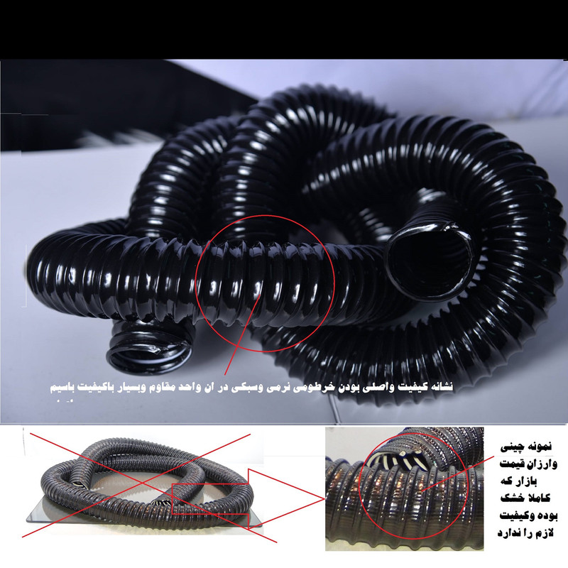 لوله خرطومی جاروبرقی مدل سیم دار کد 38 مجموعه 5 عددی مناسب برای تمامی مدل ها لوله خرطومی جاروبرقی مدل سیم دار کد 38 مجموعه 5 عددی مناسب برای تمامی مدل ها