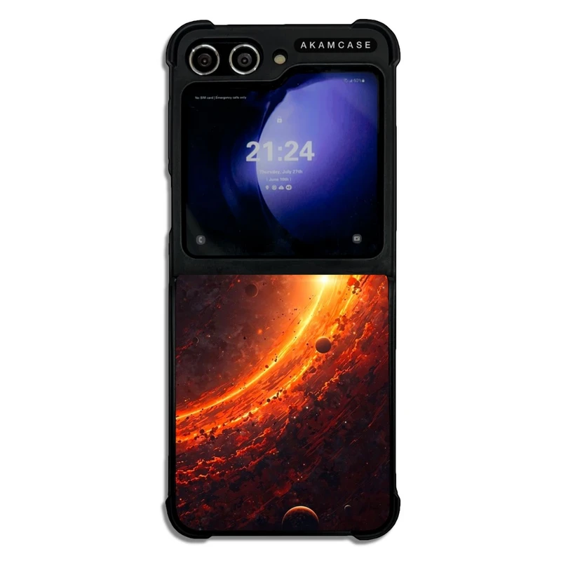 کاور آکام مدل AMC-WSGZFLIP5-ASTRONOMY-4 مناسب برای گوشی موبایل سامسونگ Galaxy Z Flip 5