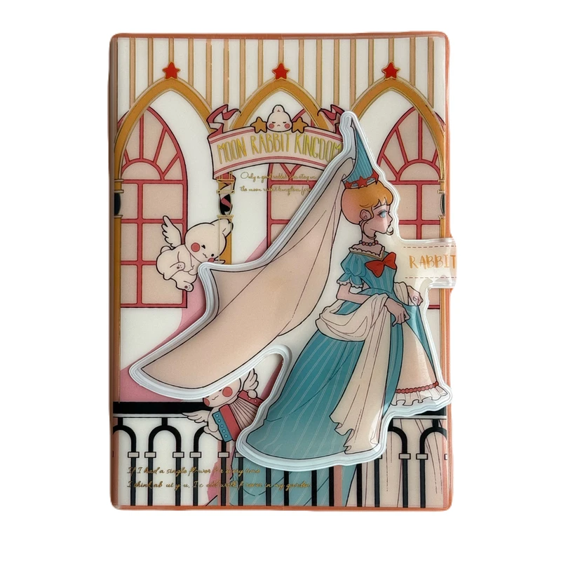 دفترچه خاطرات 200 برگ مدل Moon Rabbit Kingdom