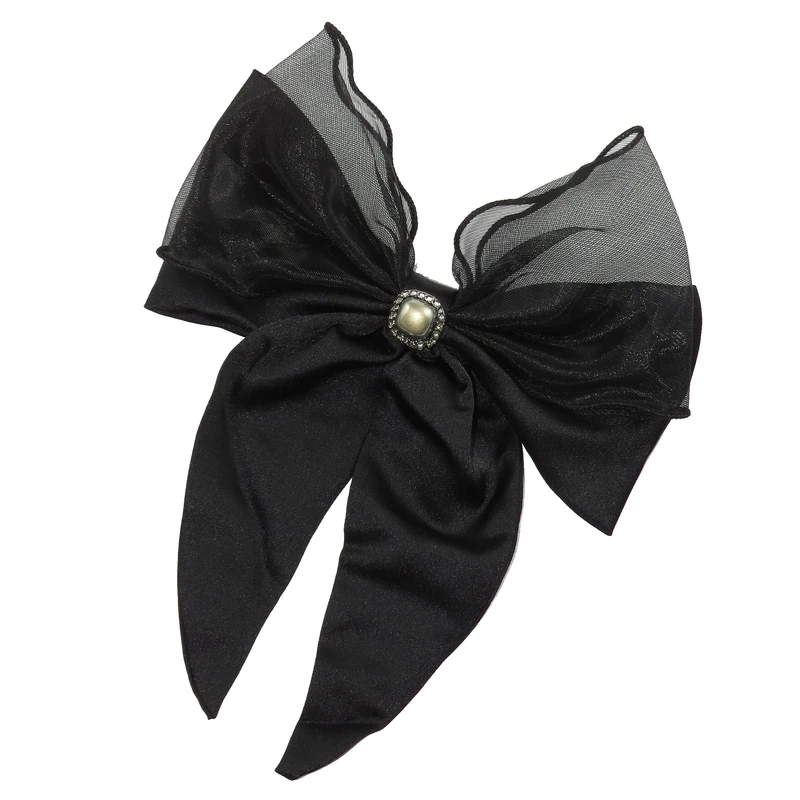 گیره مو زنانه مدل پاپیون آویز دار کد 3168