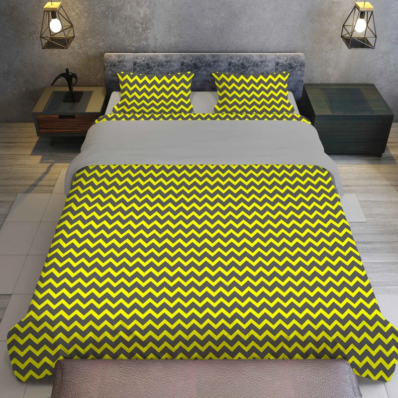 سرویس روتختی مدل زیگزاگی TXY23 تک نفره 5 تکه