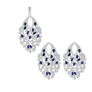 نیم ست نقره زنانه اقلیمه کد NN343