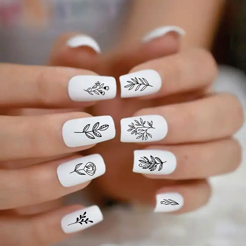 استیکر طراحی ناخن مدل BLNG 6603 مجموعه 2 عددی