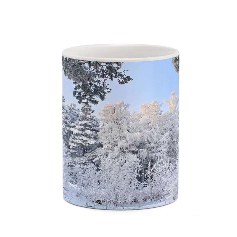 ماگ کاکتی مدل منظره برفی کد mgh18478