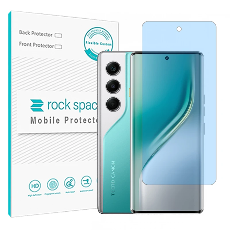 محافظ صفحه نمایش بلوکات راک اسپیس مدل Eye Care مناسب برای گوشی موبایل تکنو Camon 40 Pro