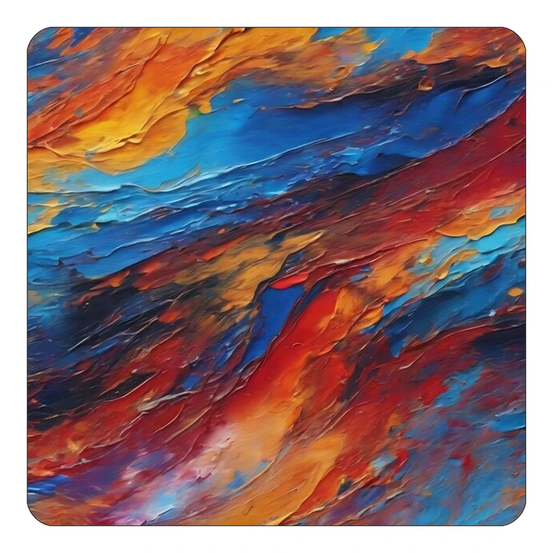 مگنت کاکتی طرح نقاشی رنگ روغن مدل mp69452