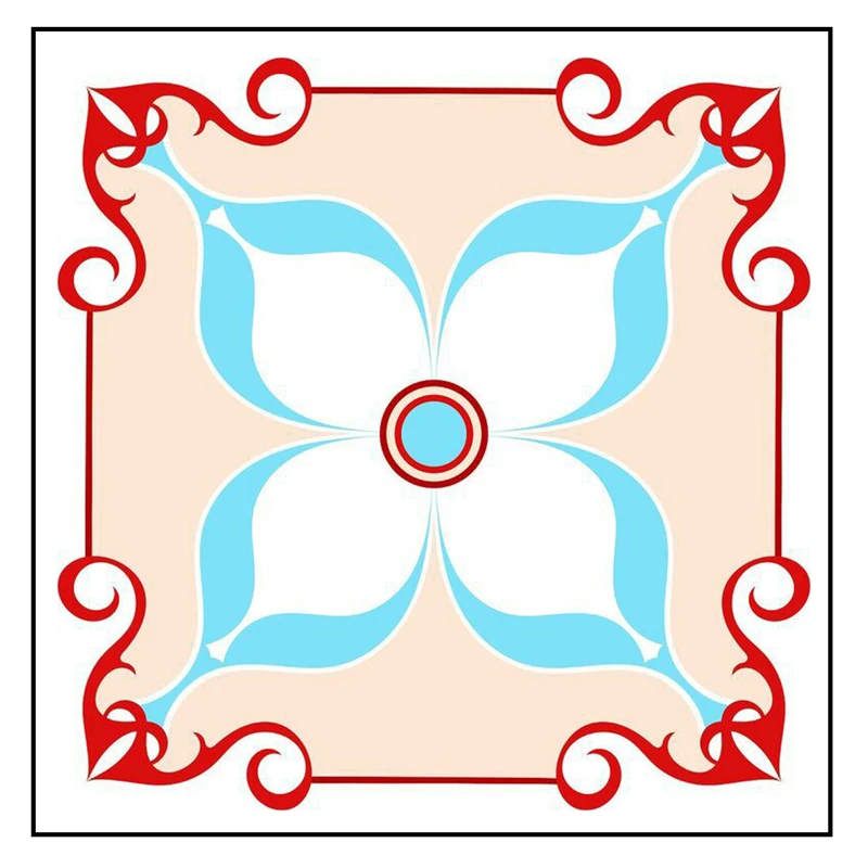 کاشی گلاک طرح سنتی ایرانی کد TT68