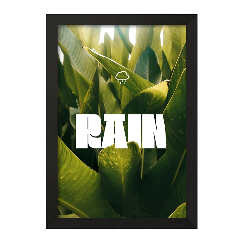 تابلو خندالو مدل باران (Rain) کد F10789